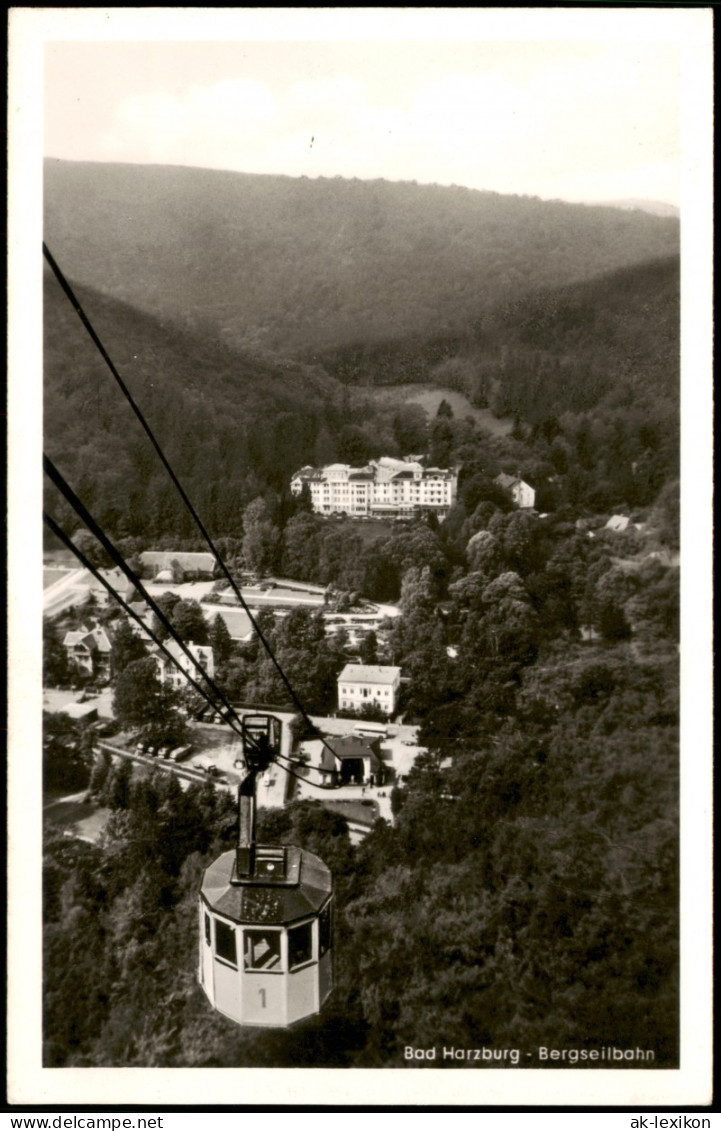 Bad Harzburg HOTEL BURGBERG Und Bergstation Der Schwebebahn 1960 - Bad Harzburg