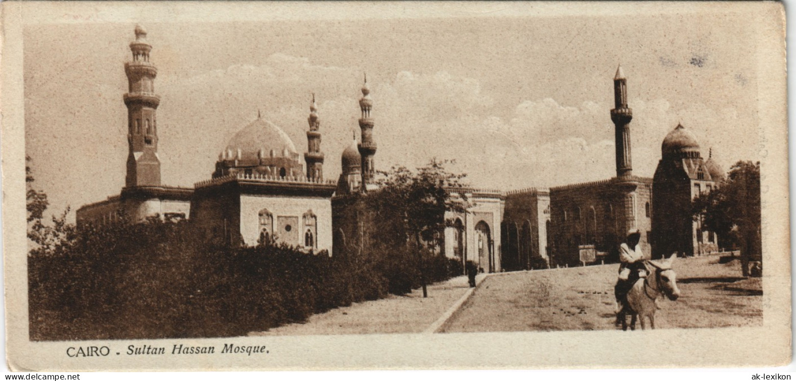Postcard Kairo القاهرة Sultan Hassan Mosque Moschee 1965 - Cairo