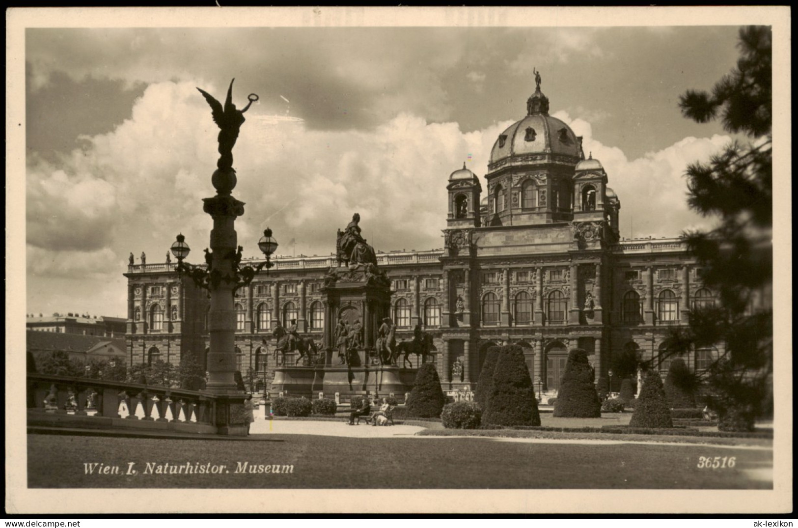 Ansichtskarte Wien Naturhistorisches Nationalmuseum 1930 - Autres & Non Classés