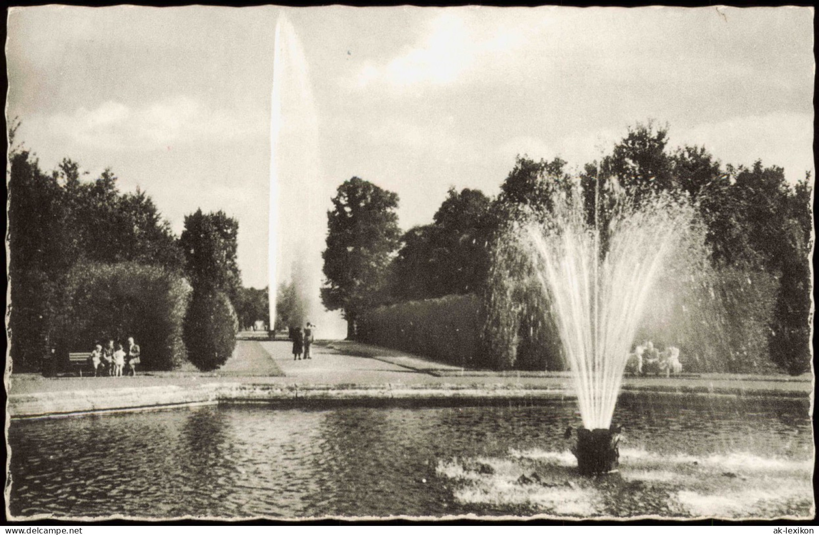 Herrenhausen-Hannover Große Und Kleine Fontaine, Wasserkunst Wasserspiele 1960 - Hannover