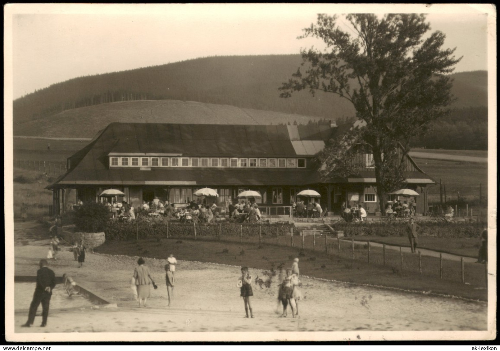 Ansichtskarte  Restaurant - Terrasse, Harz 1957 - Unclassified