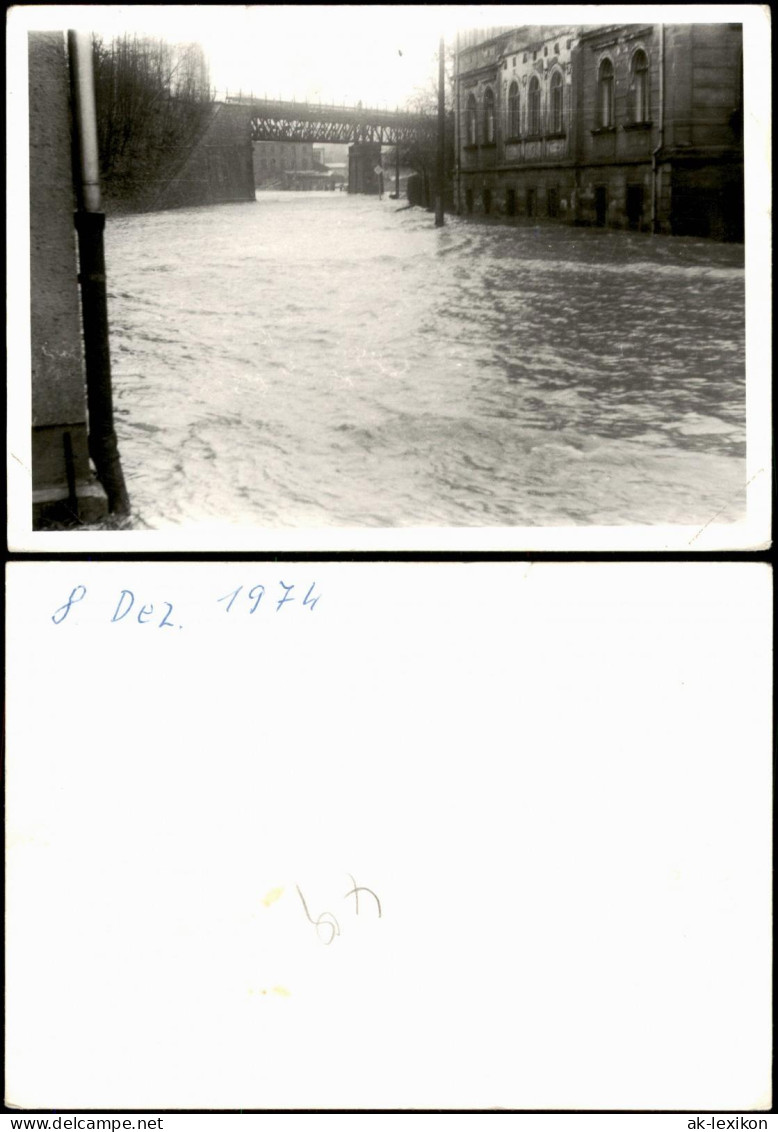Ansichtskarte  Unwetter- Und Naturereignisse - Überschwemmung, Brücke 1974 - Altri & Non Classificati