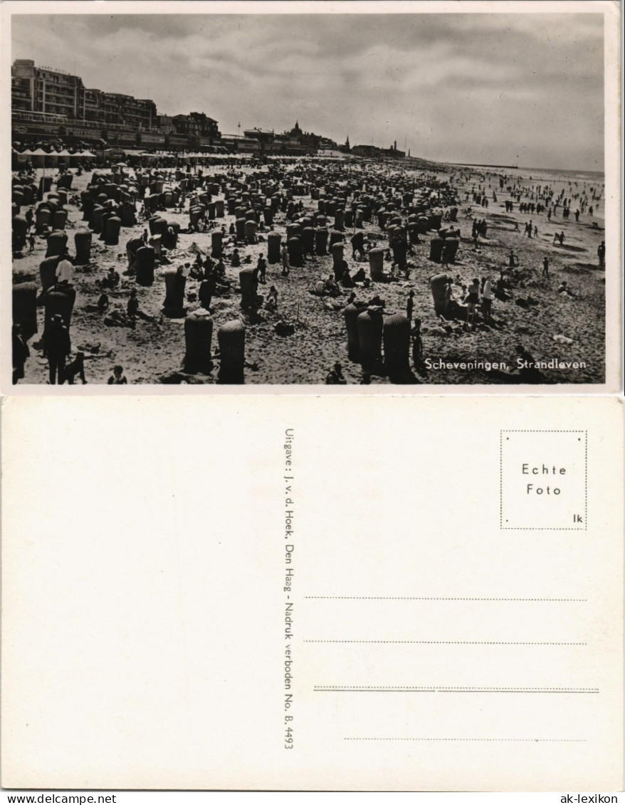 Postkaart Scheveningen-Den Haag Den Haag Strandleben Strandleven 1930 - Scheveningen