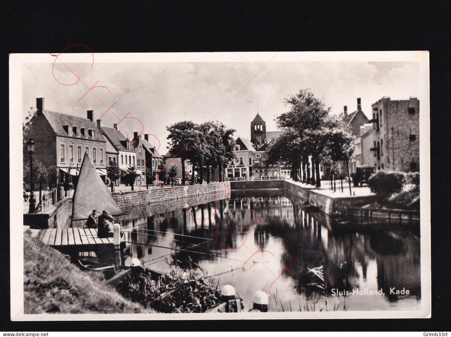 Sluis-Holland - Kade - Fotokaart - Sluis