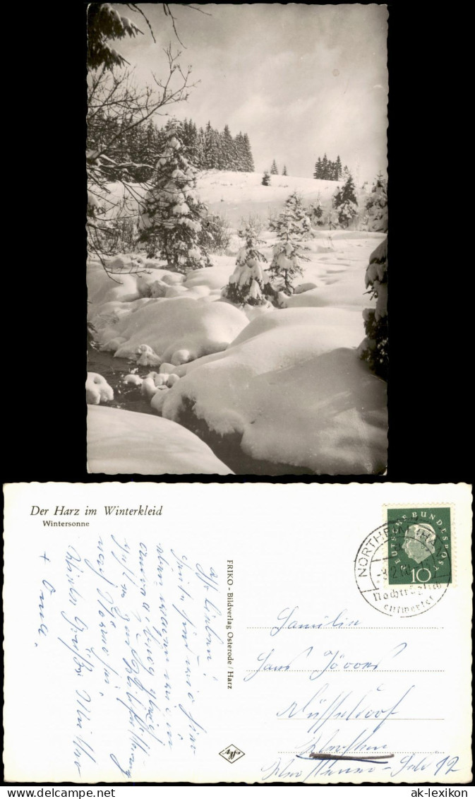 Ansichtskarte  Der Harz Im Winterkleid Wintersonne 1960 - Unclassified