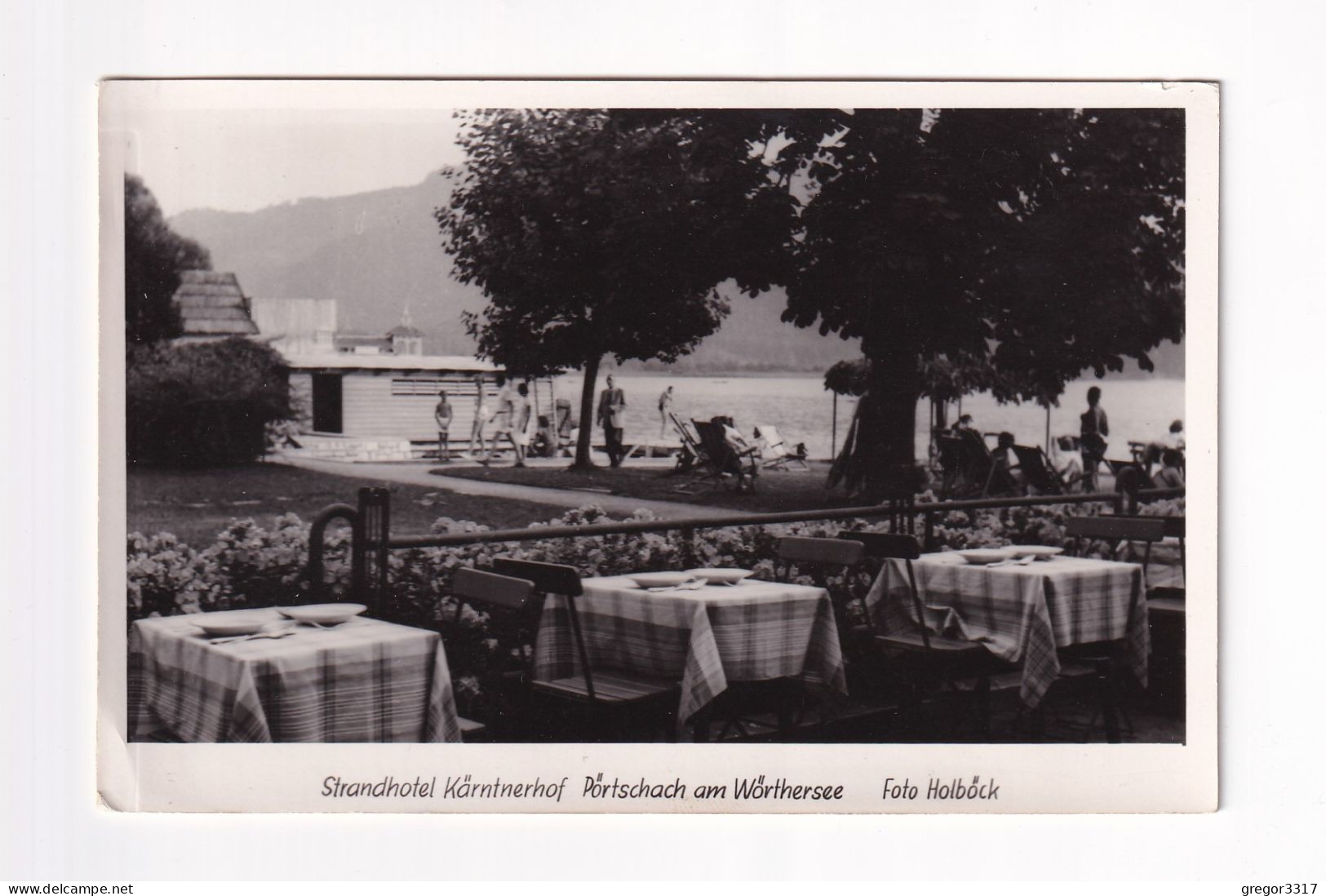 E6071) PÖRTSCHACH Am Wörthersee - Strandhotel KÄRNTNERHOF - Foto Holböck - ALT! - Pörtschach