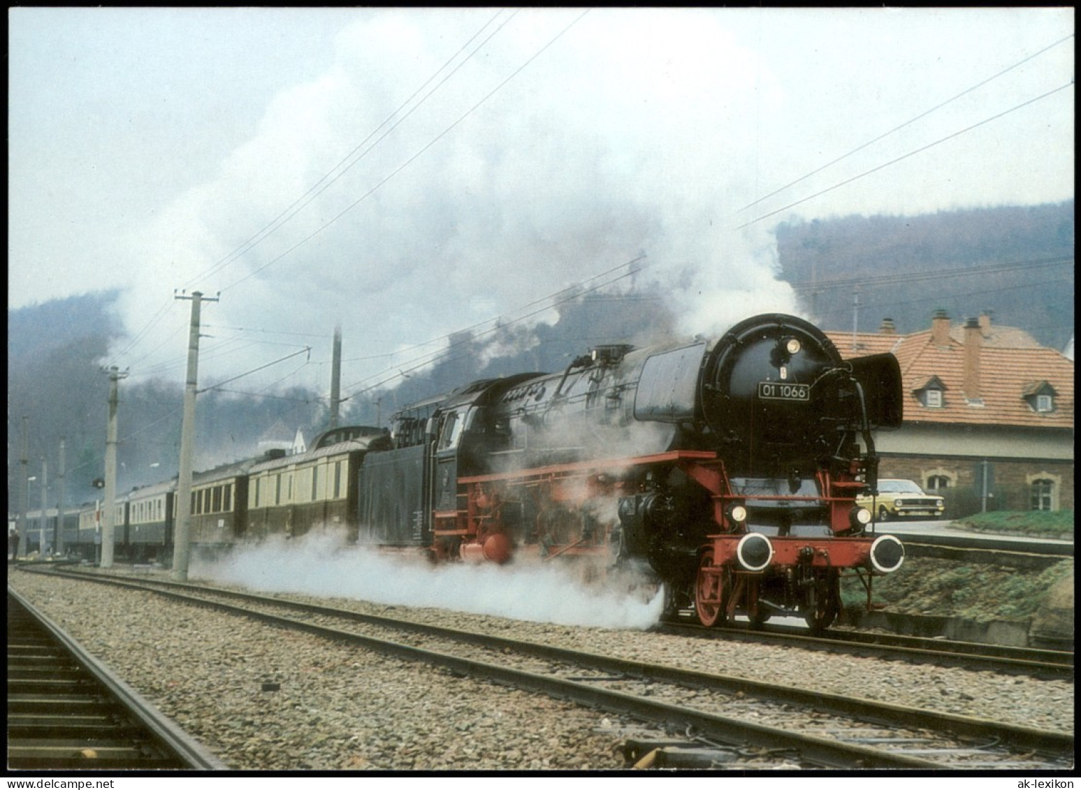 Ansichtskarte  Schnellzug-Dampflokomotive Mit Ölfeuerung 1980 - Treinen