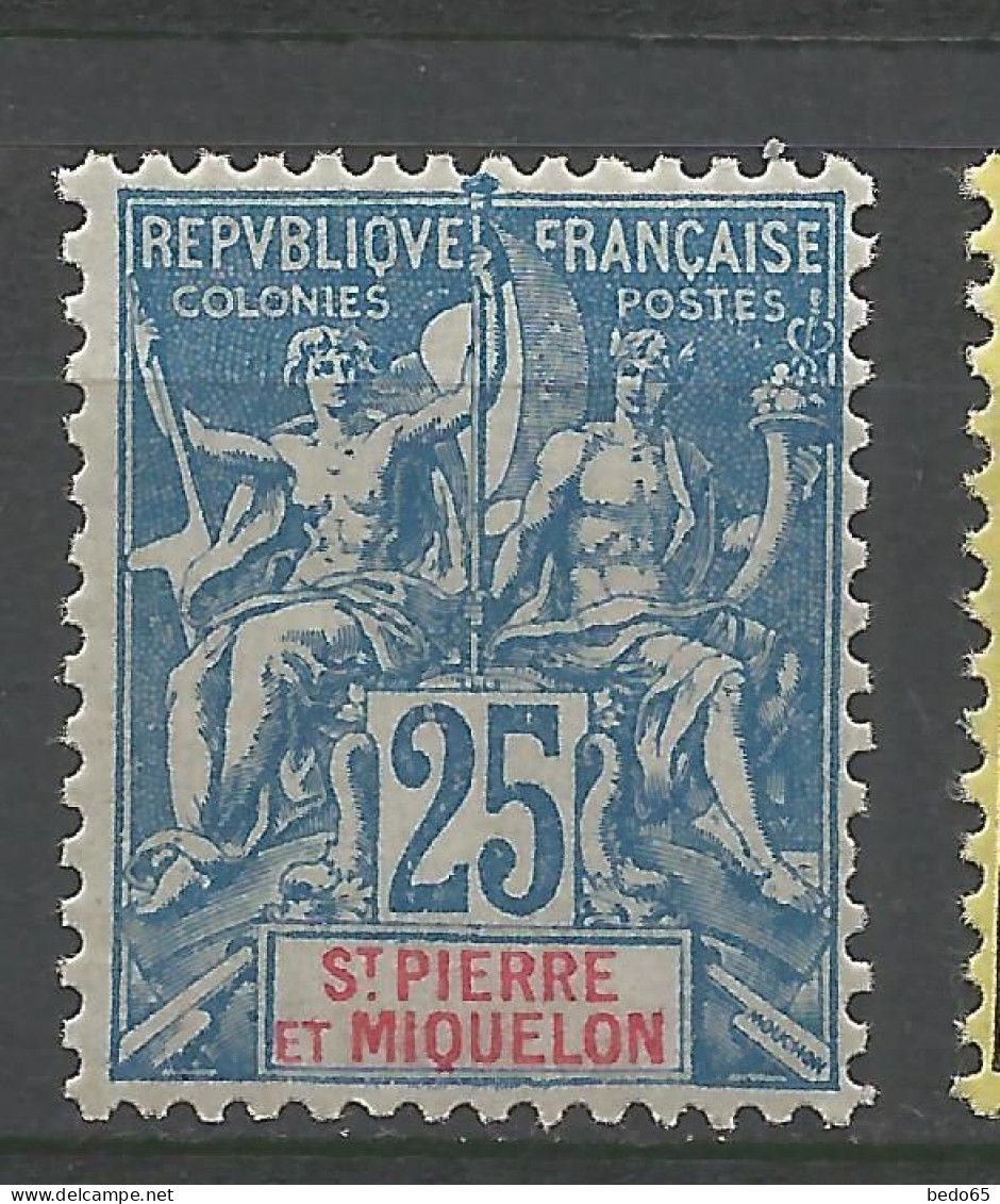 SAINT PIERRE ET MIQUELON N° 75 NEUF** LUXE SANS CHARNIERE / Hingeless / MNH - Nuevos