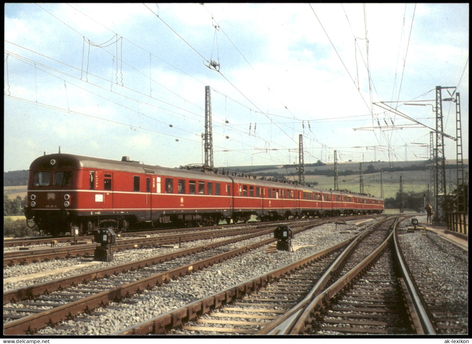 Eisenbahn & Bahn-Verkehr Elektrische Triebwagenzüge In Rottendorf 1984 - Treinen