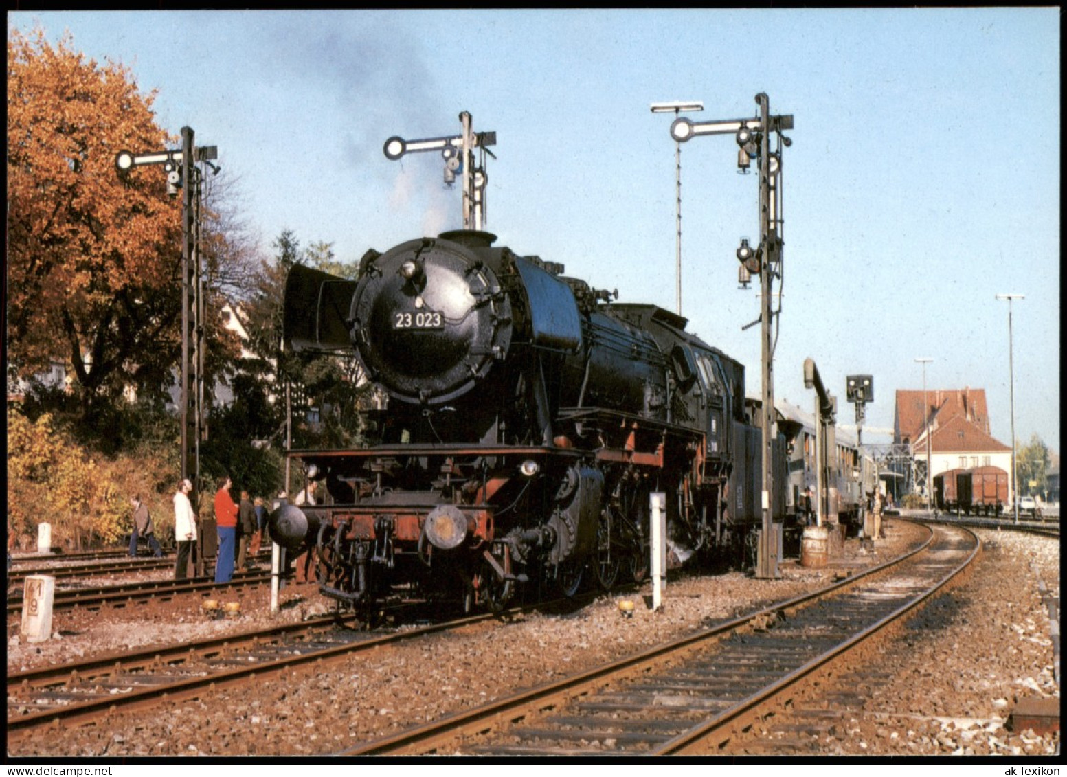 Historische Dampflokomotive Personenzug-Dampflok Baureihe 23 023 Der DB 1980 - Treinen