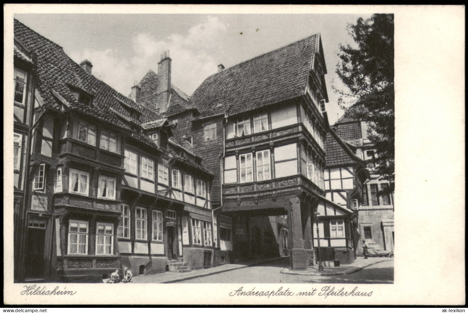 Ansichtskarte Hildesheim Andreasplatz 1928 - Hildesheim