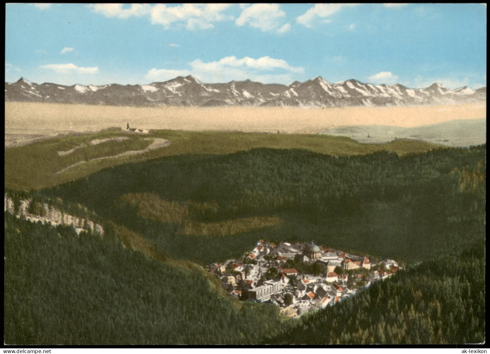 St. Blasien Hochschwarzwald Auf Höchenschwand Panorama-Ansicht 1960 - St. Blasien