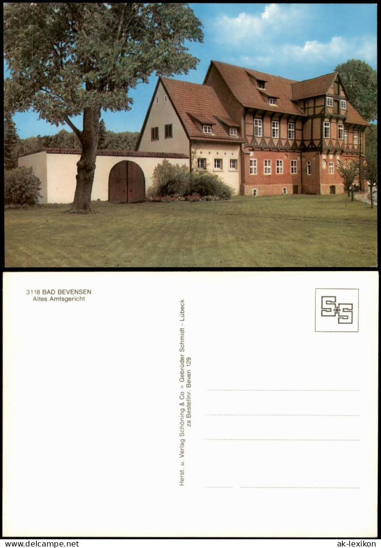 Ansichtskarte Bad Bevensen Altes Amtsgericht 1981 - Bad Bevensen