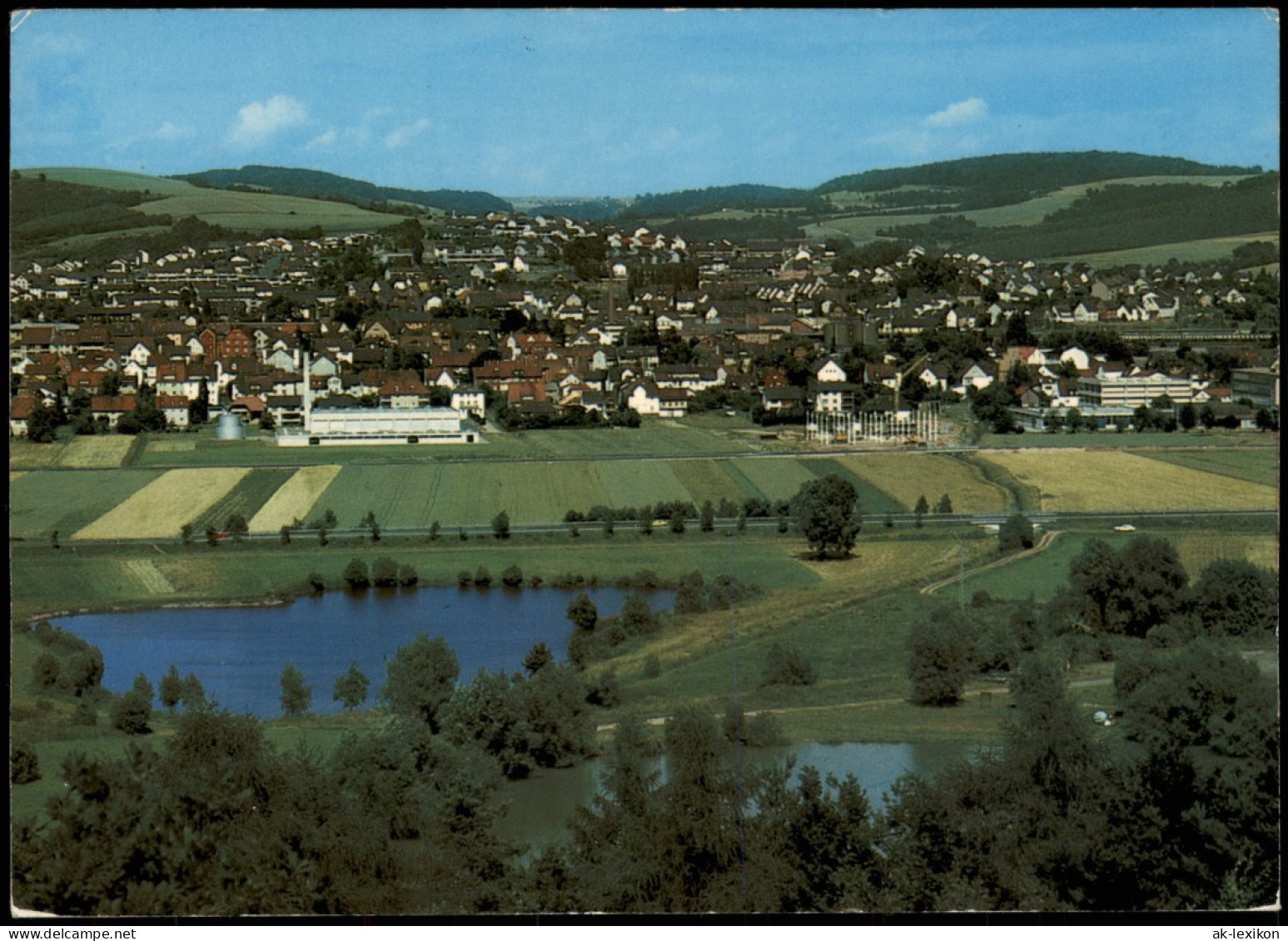 Ansichtskarte Bebra Blick Auf Die Stadt, Fabrik 1986 - Bebra