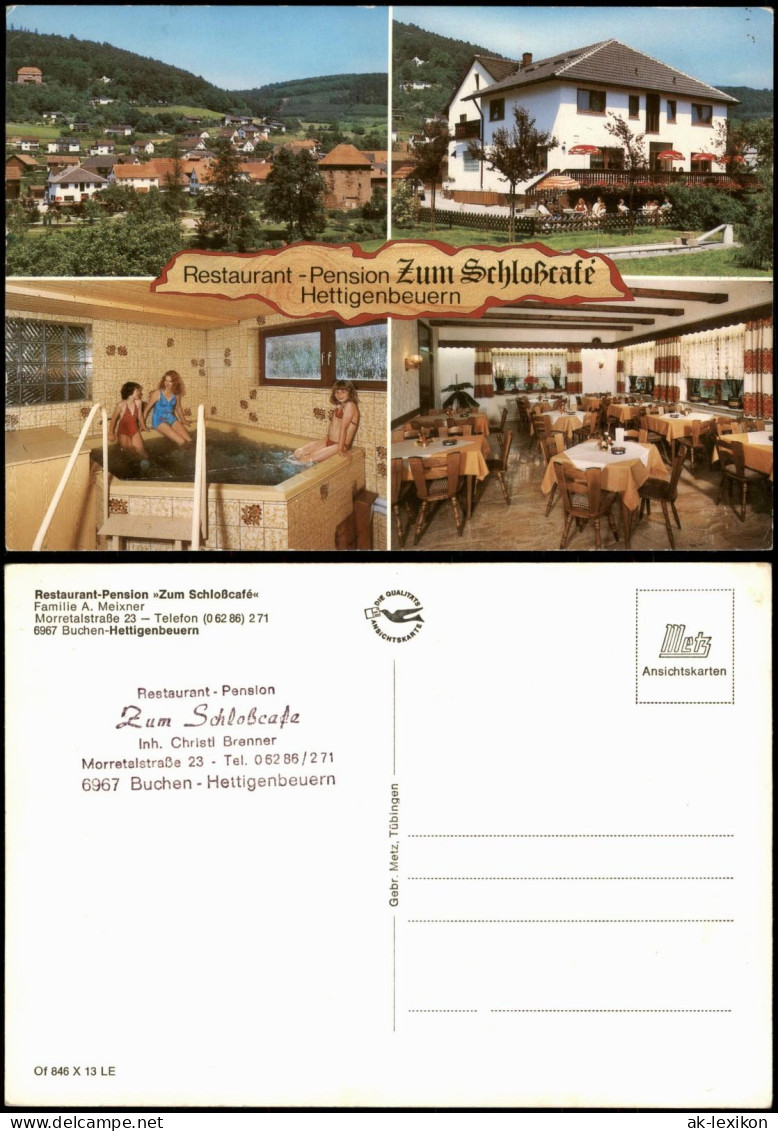 Hettigenbeuren-Buchen (Odenwald) Restaurant - Pension Zum Schloßcafe 1981 - Buchen