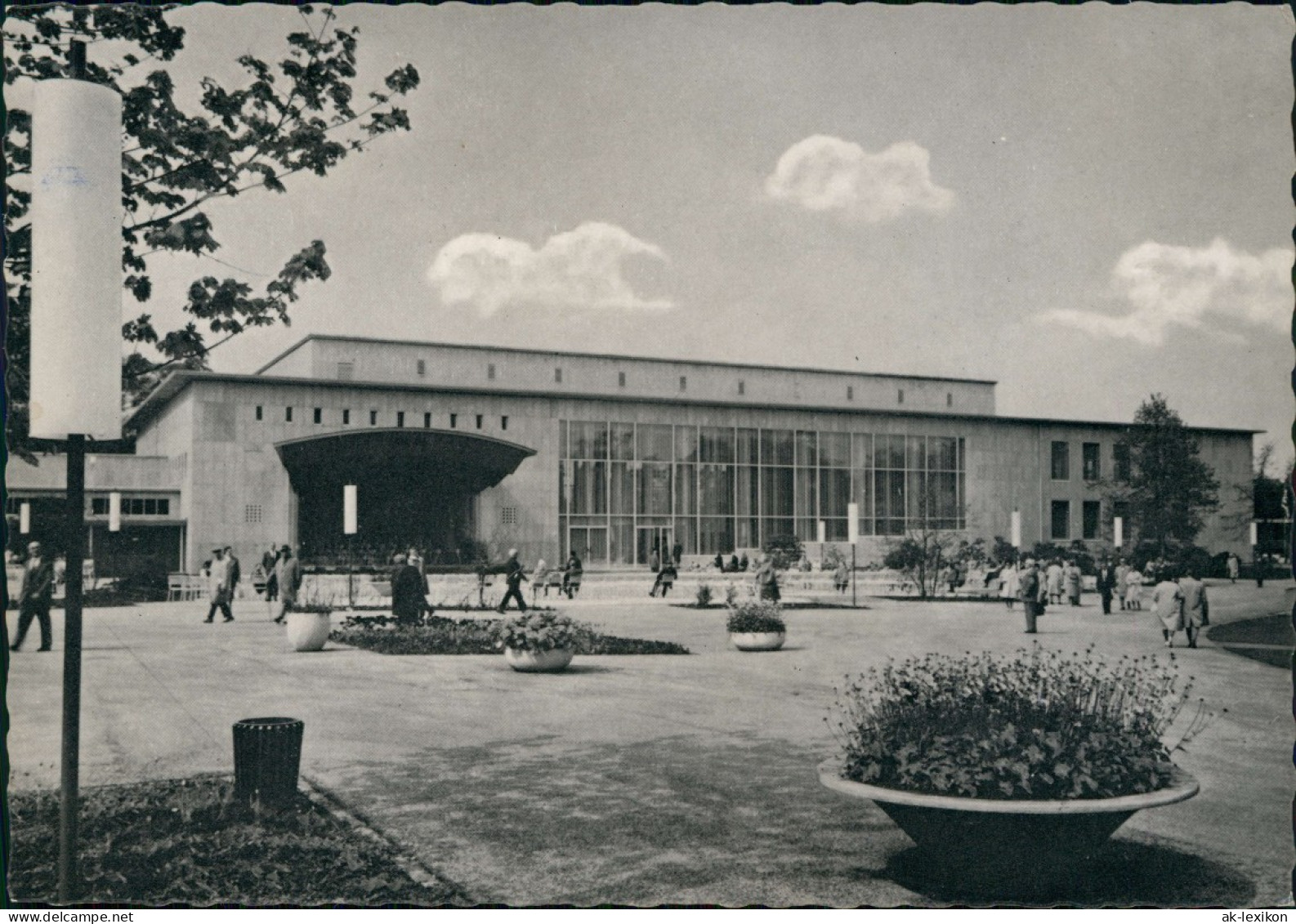 Ansichtskarte Bad Salzuflen Konzerthalle, Parkseite 221963 - Bad Salzuflen