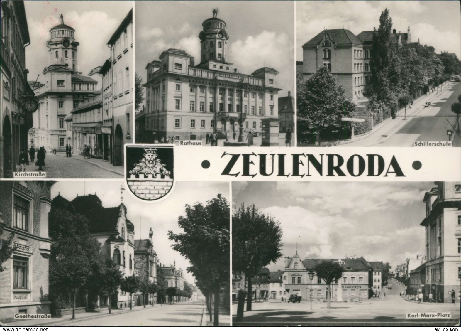 Ansichtskarte Zeulenroda-Zeulenroda-Triebes Straßen MB 1966 - Zeulenroda