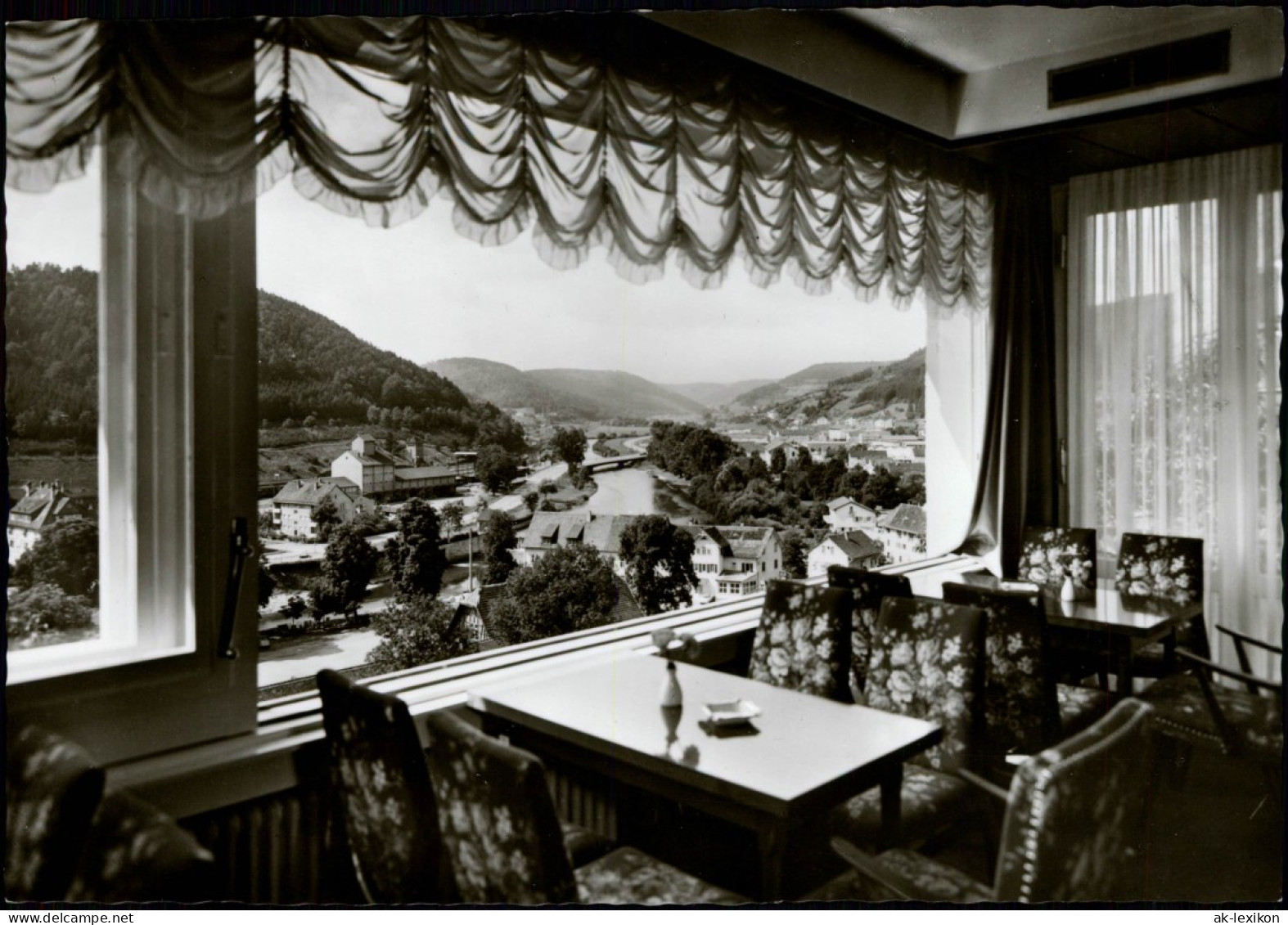 Ansichtskarte Horb Am Neckar CAFE KIPP Am Marktplatz, Innenansicht 1970 - Horb