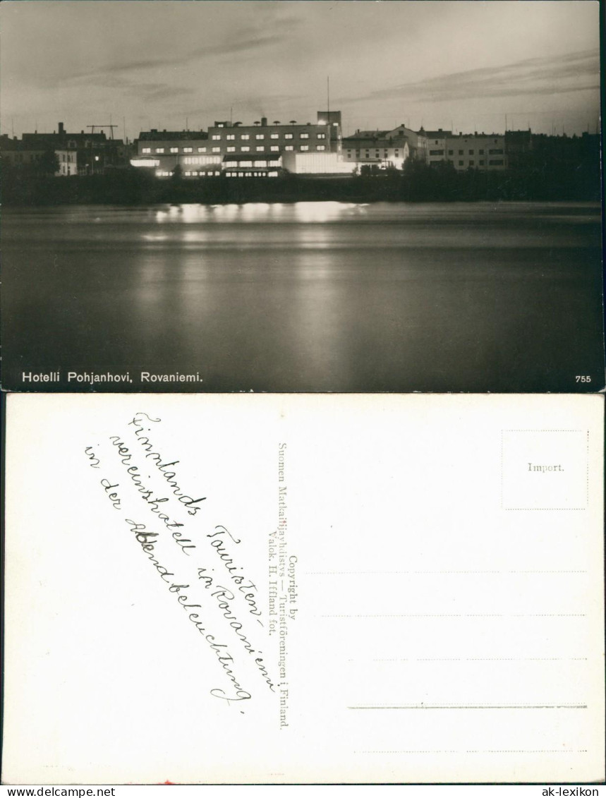 .Finnland Suomi Hotelli Pohjanhovi, Rovaniemi Finnland Suomi 1950 - Finland
