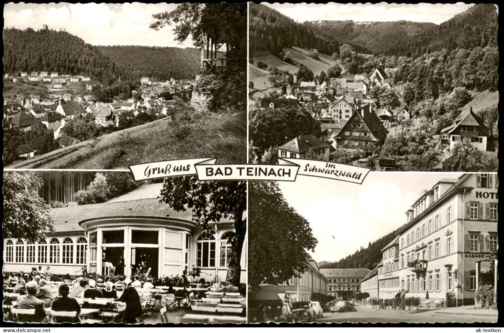 Bad Teinach-Zavelstein Mehrbildkarte  Gruss Aus D. Schwarzwald 1965 - Bad Teinach