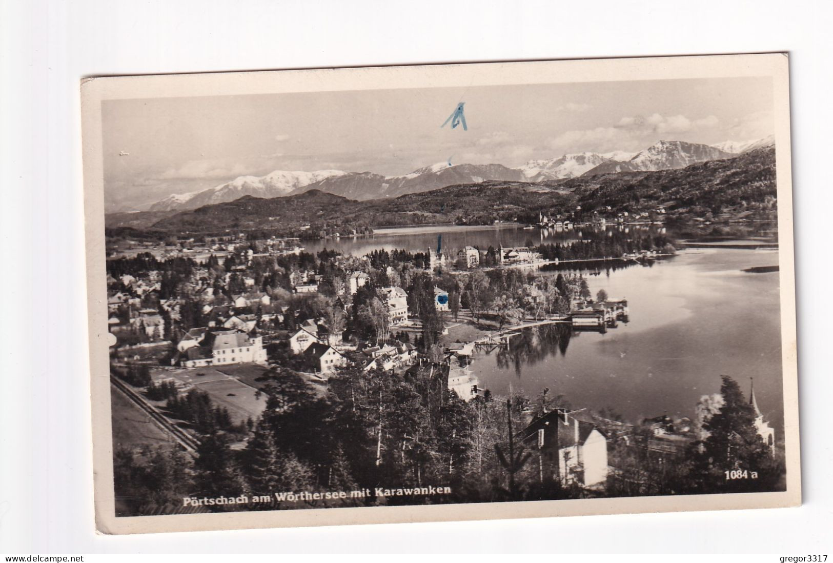 E6072) PÖRTSCHACH Am Wörthersee - Mit Karawanken - S/W FOTO AK 1950 - Pörtschach