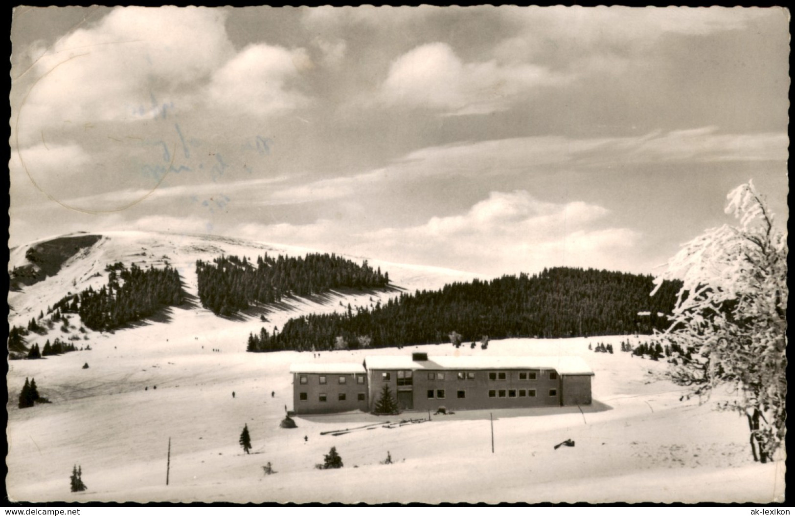 Feldberg (Schwarzwald) Gasthaus Herzogenhorn (1417 M ü. M.) Im Winter 1962 - Feldberg