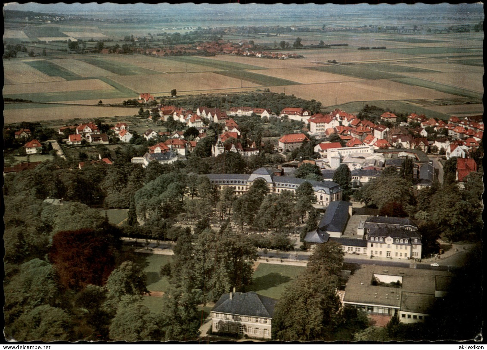 Ansichtskarte Bad Nenndorf Luftbild 1963 - Bad Nenndorf