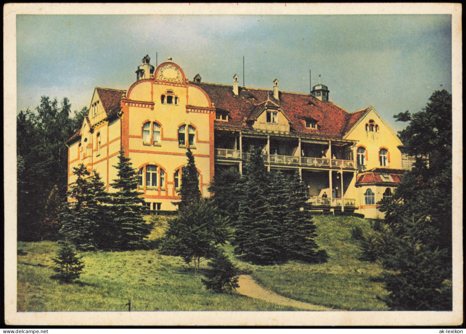 Ansichtskarte Coswig (Sachsen) Vorm. Sanatorium Nöhring 1932 - Coswig