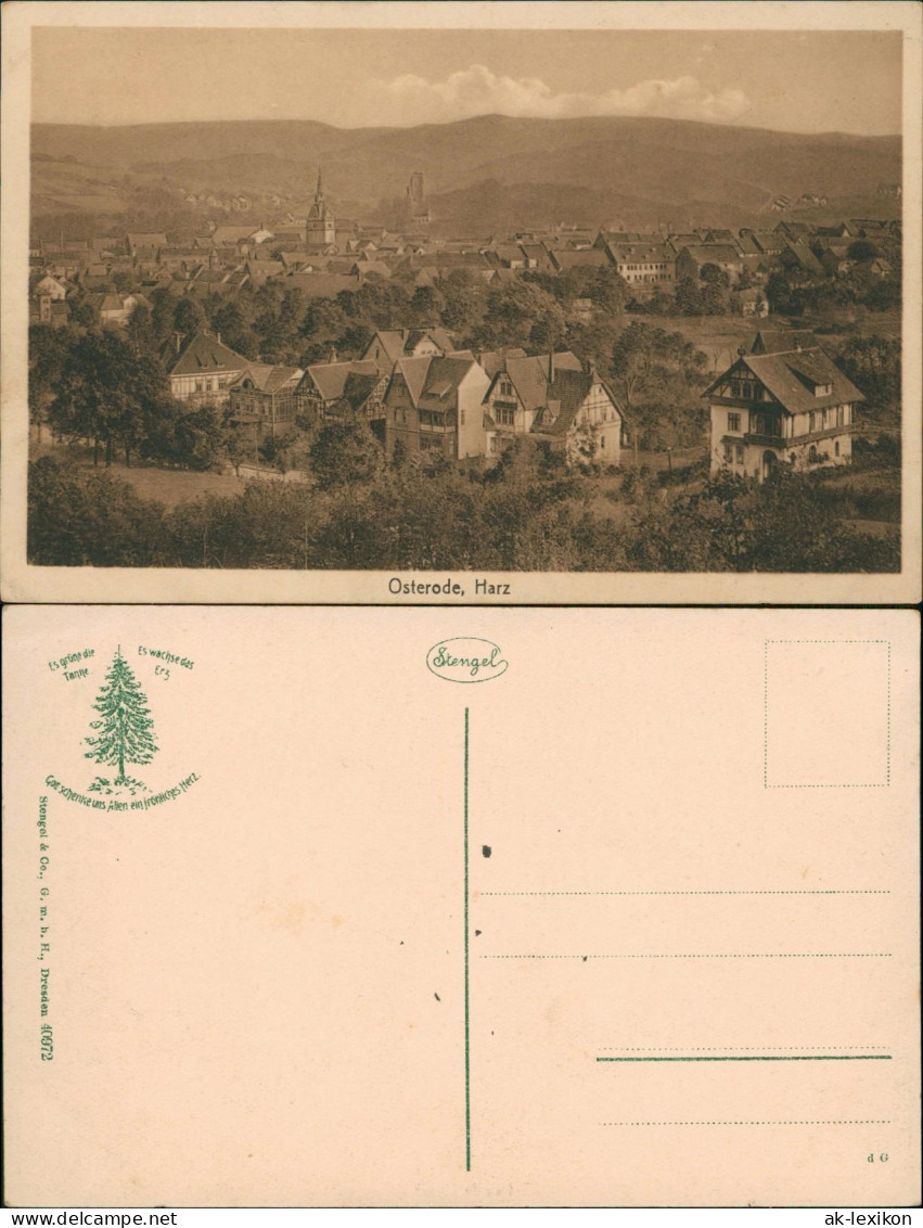 Ansichtskarte Osterode (Harz) Panorama-Ansicht Ort Im Harz Gesamtansicht 1910 - Osterode