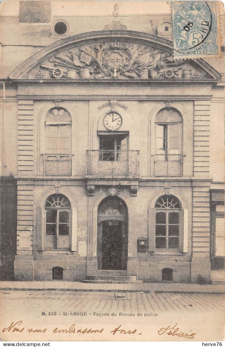 SAINT AMAND DES EAUX - Façade Du Bureau De Police - Saint Amand Les Eaux