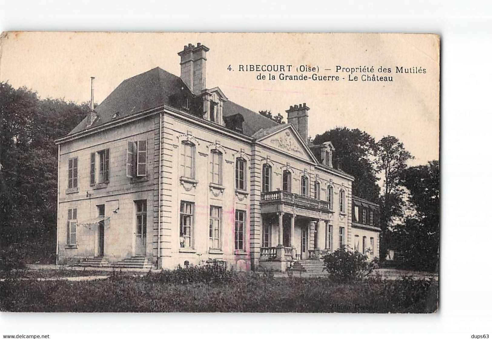 RIBECOURT - Le Château - état - Ribecourt Dreslincourt