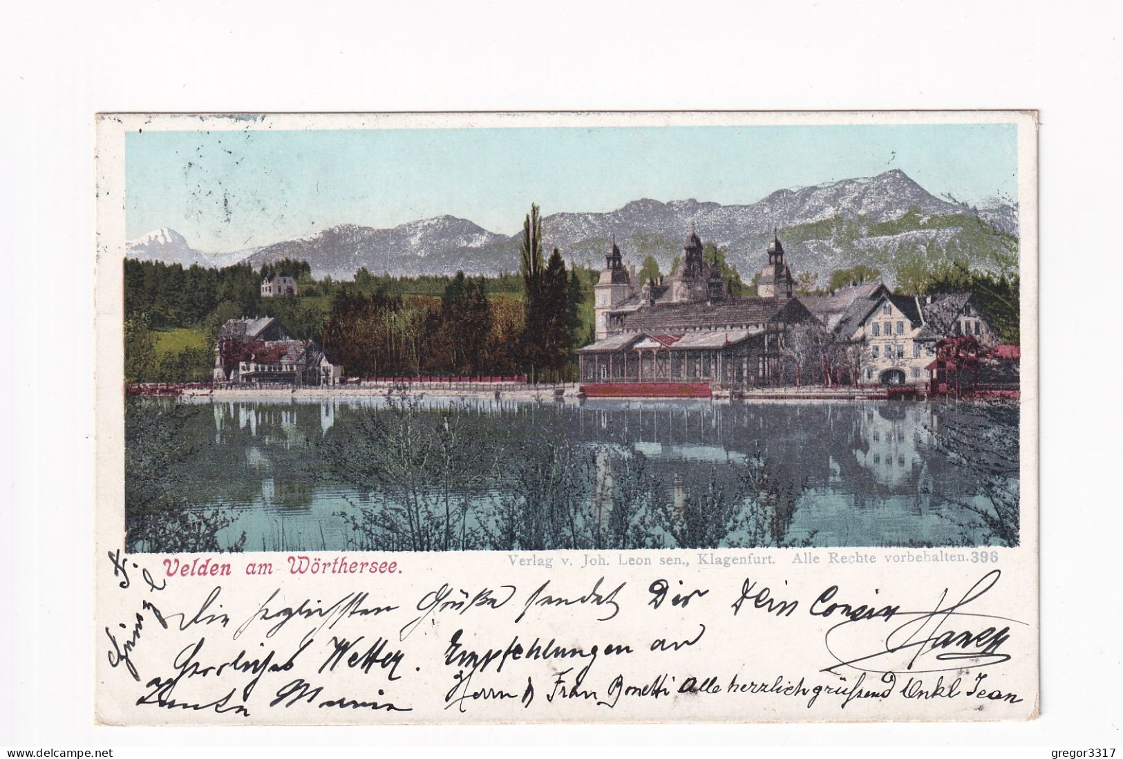 E6074) VELDEN Am Wörthersee - LITHO Leon Sen. Klagenfurt 1897 - Velden