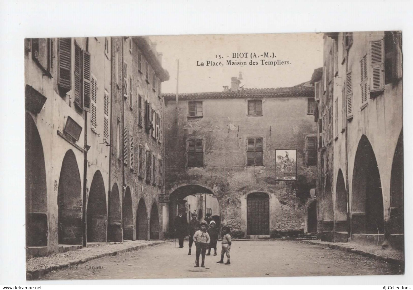 AJC - Biot -  La Place, Maison Des Templiers - Biot