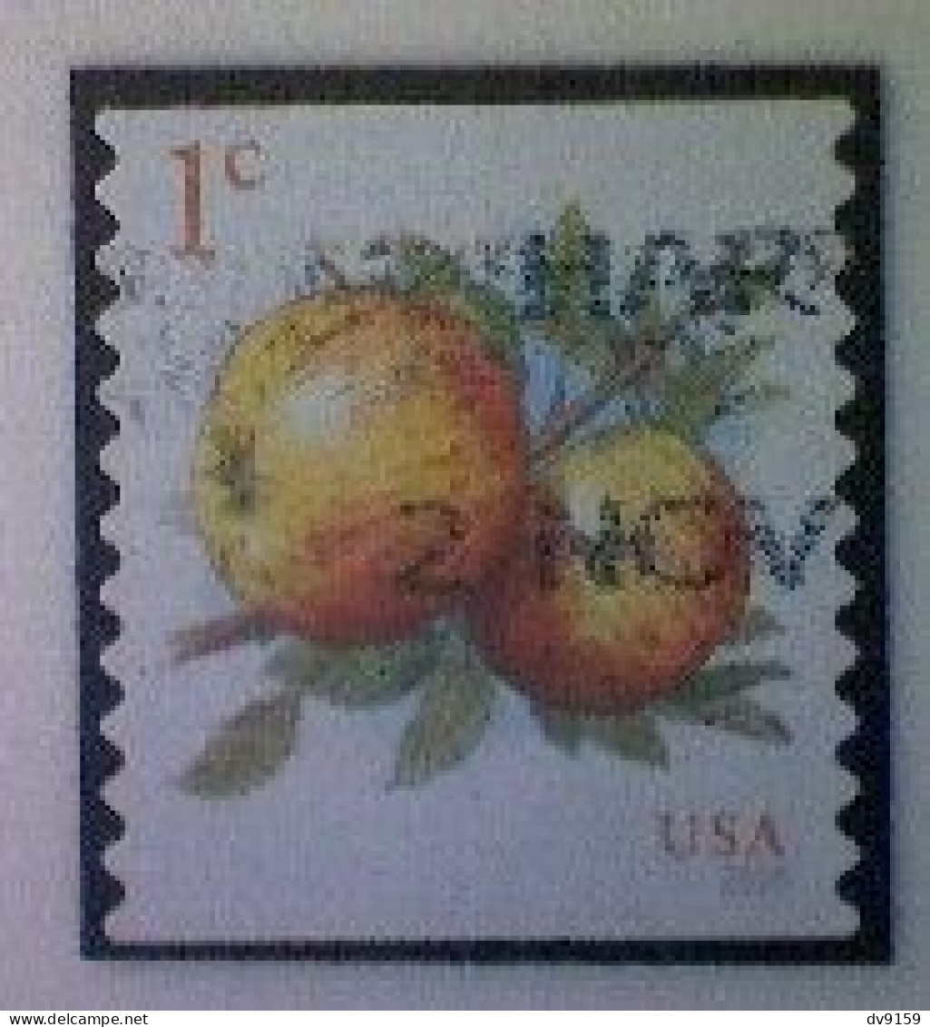 United States, Scott #5037, Used(o), 2016 Definitive, Albemarle Pippin Apple, 1¢, Multicolored - Gebruikt