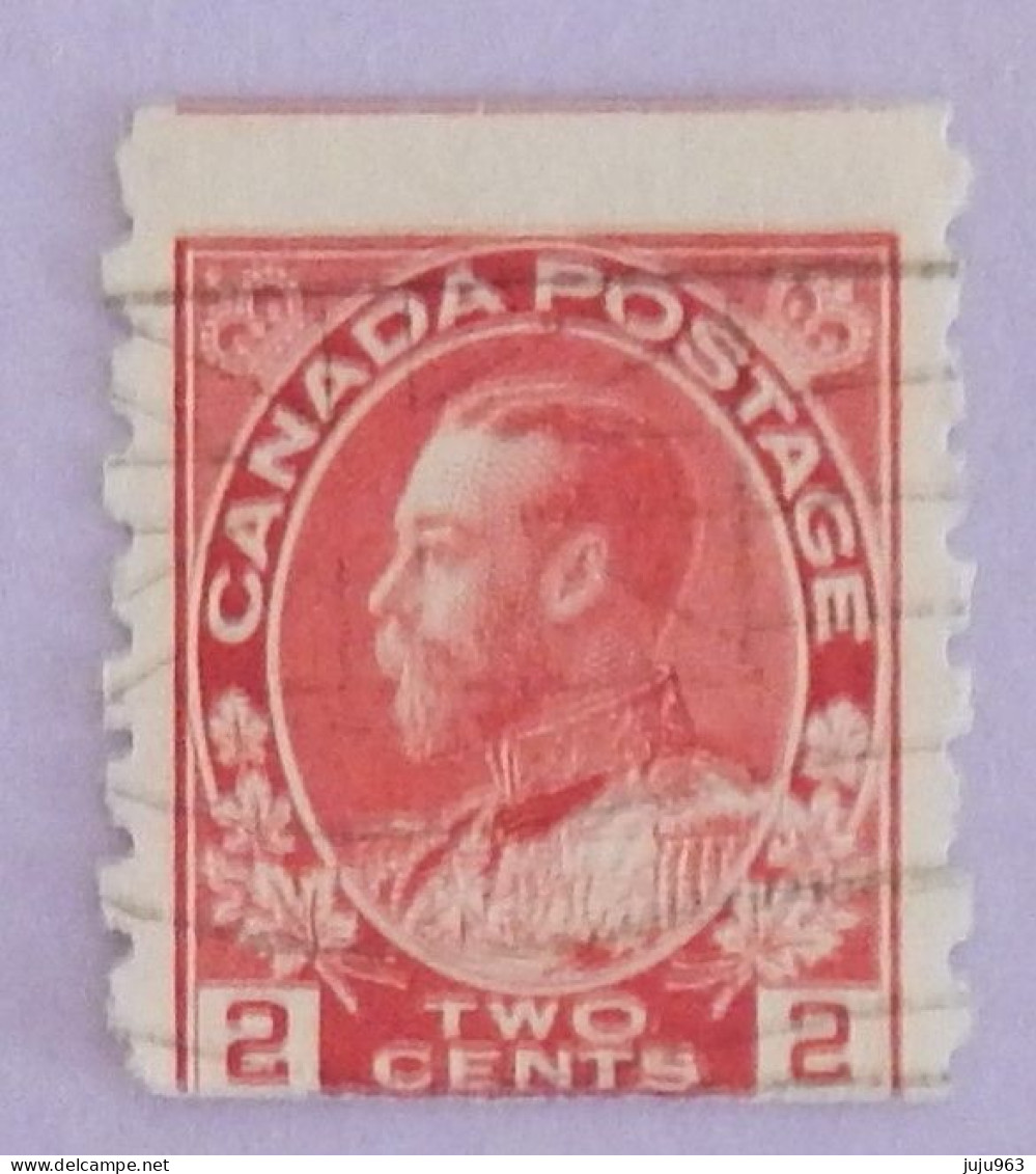 CANADA YT 94aB OBLITERE "GEORGE V" ANNÉES 1911/1916 - Gebruikt