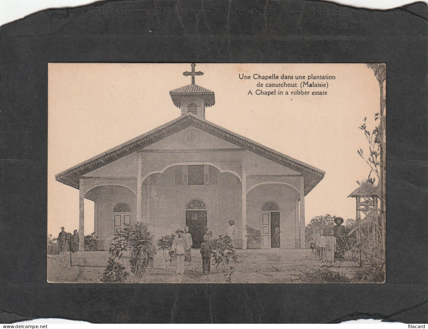 128131           Malesia,    Une  Chapelle  Dans  Une  Plantation  De  Cautchouc,   NV(scritta) - Malaysia