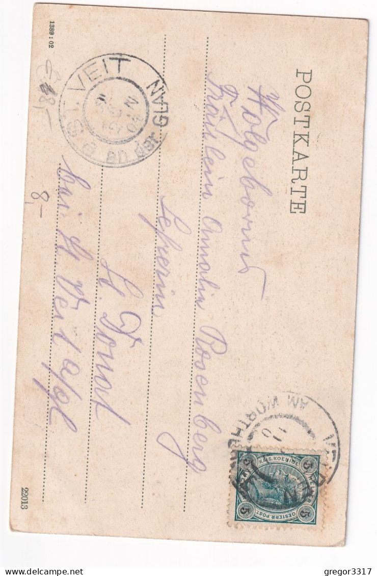 E6082) VELDEN Am Wörthersee - Kärnten  - VILLA MIRALAGO - Alt !! 1904 - Velden