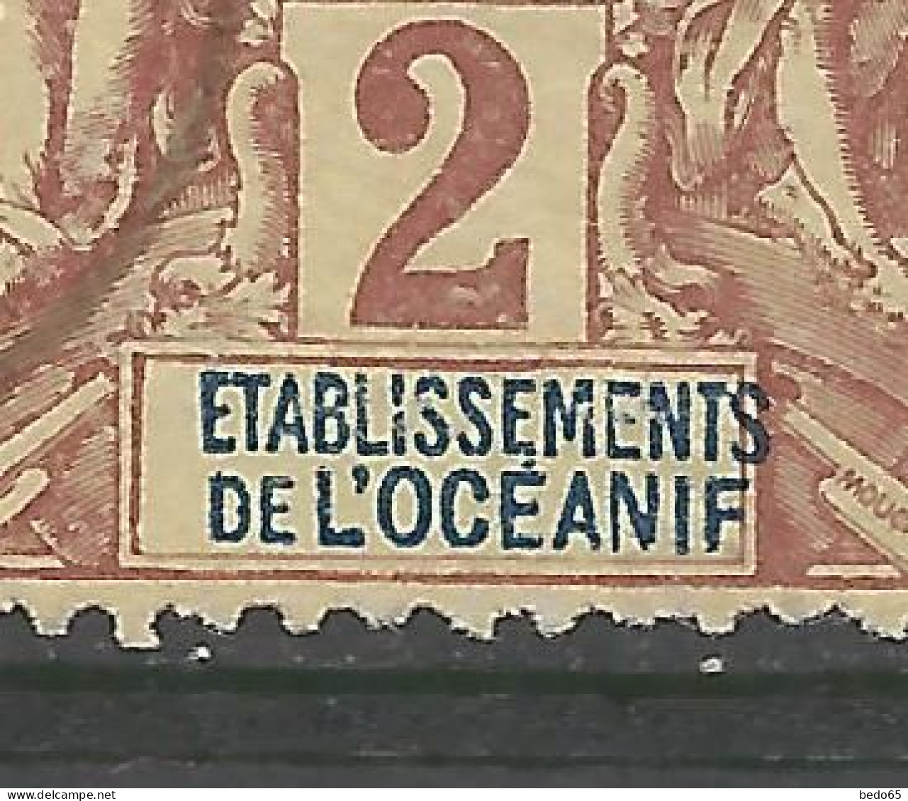 OCEANIE N° 2 Variétée OCEANIF / Used - Used Stamps