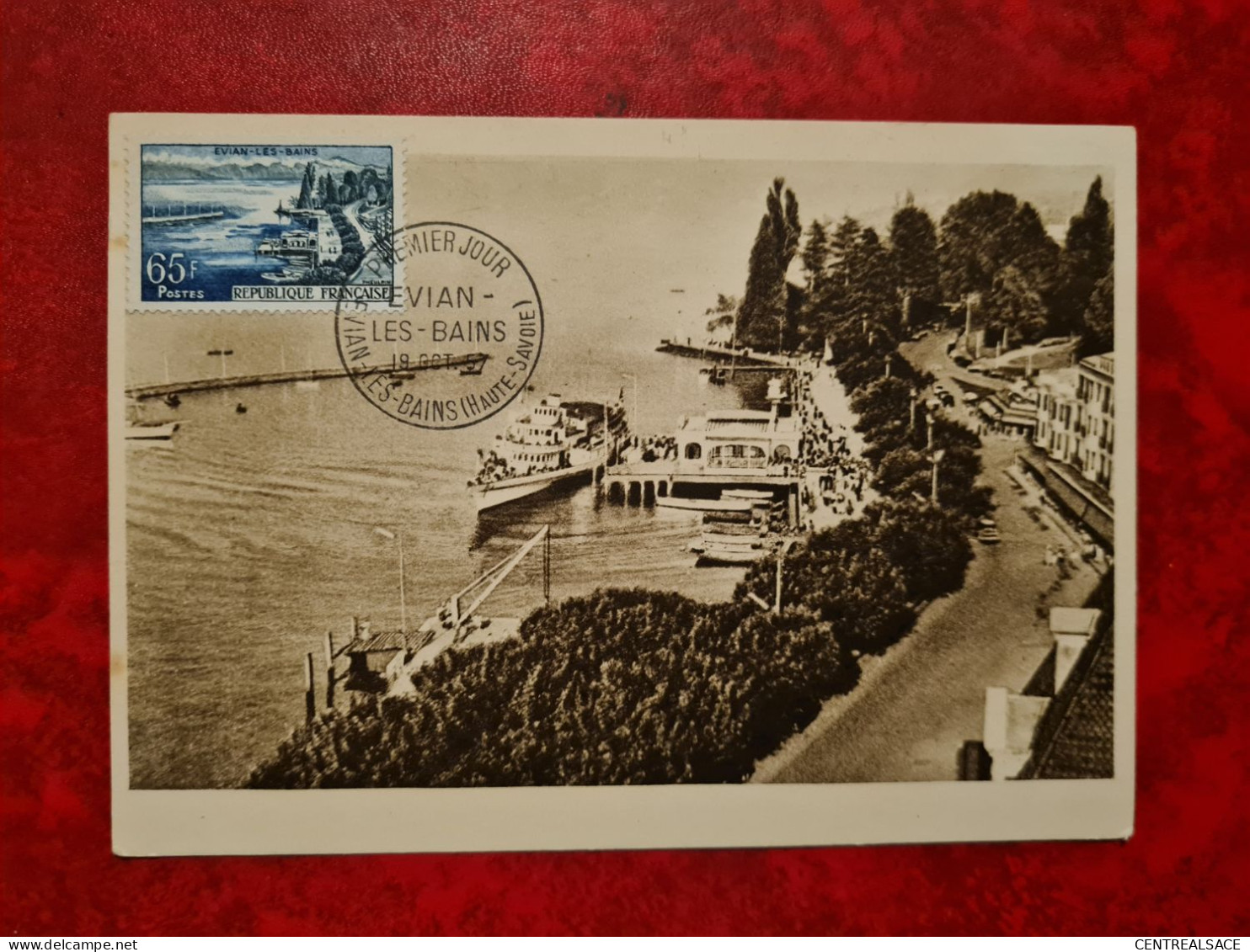 Carte 1957 MAXI   EVIAN LES BAINS - Sin Clasificación