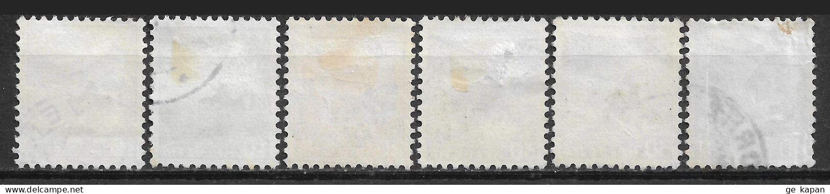 1948 SWITZERLAND Set Of 6 USED STAMPS (Scott # 317,318,320,321) CV $9.35 - Used Stamps