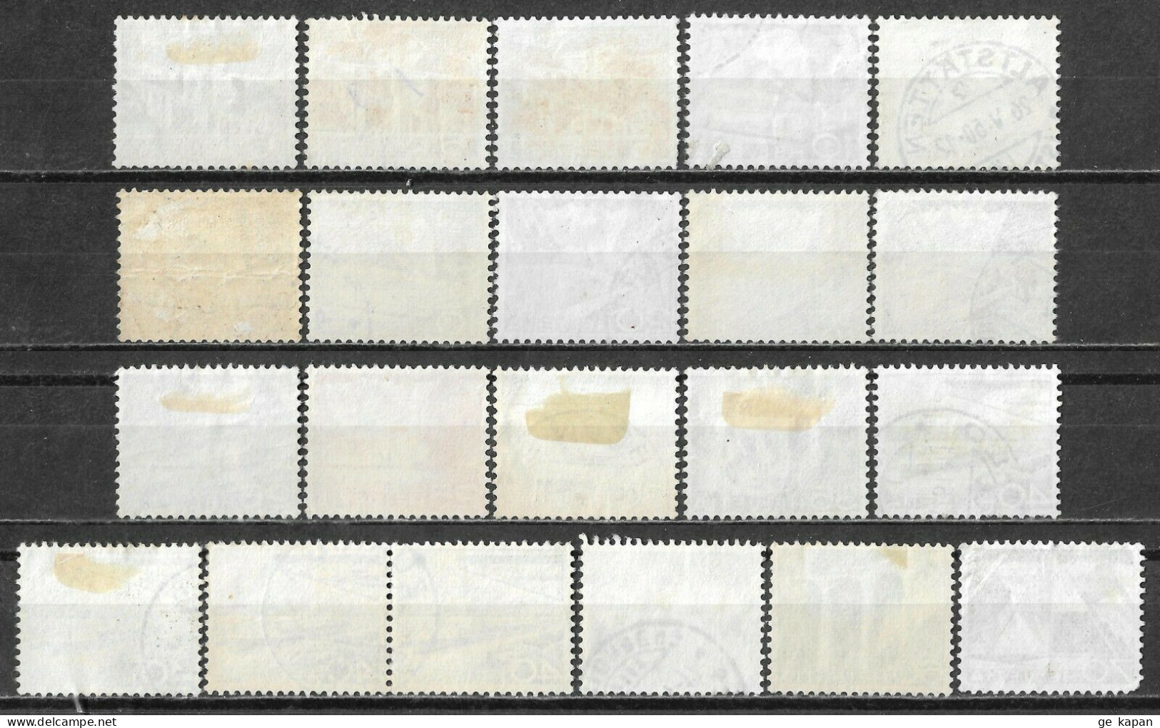 1949 SWITZERLAND Set Of 21 USED STAMPS (Scott # 329,330,332-339) CV $5.00 - Used Stamps