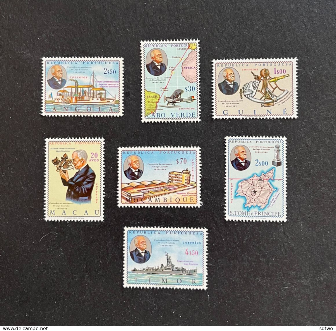 (Tv) Macao Macau Angola Guine Mozambique Timor OMNIBUS Set 1969 Gago Coutinho - MNH - Ongebruikt