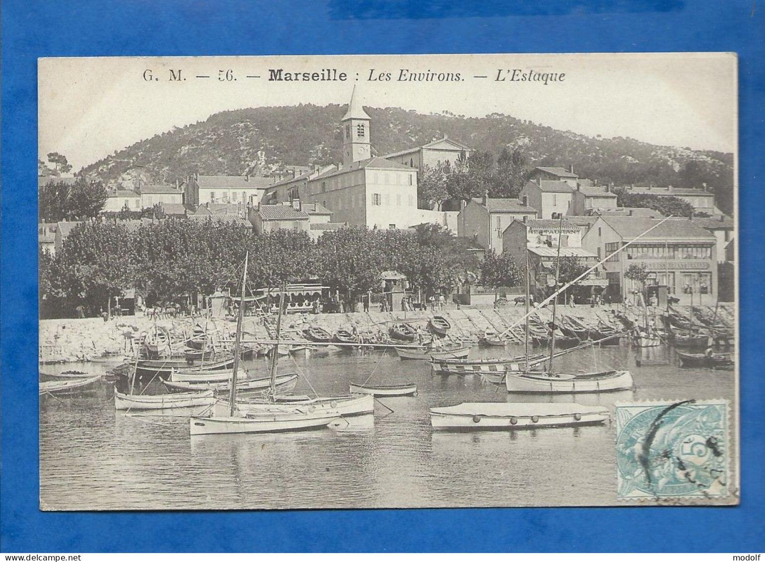 CPA - 13 - Marseille - Les Environs - L'Estaque - Précurseur - Circulée - Quartiers Sud, Mazargues, Bonneveine, Pointe Rouge, Calanques