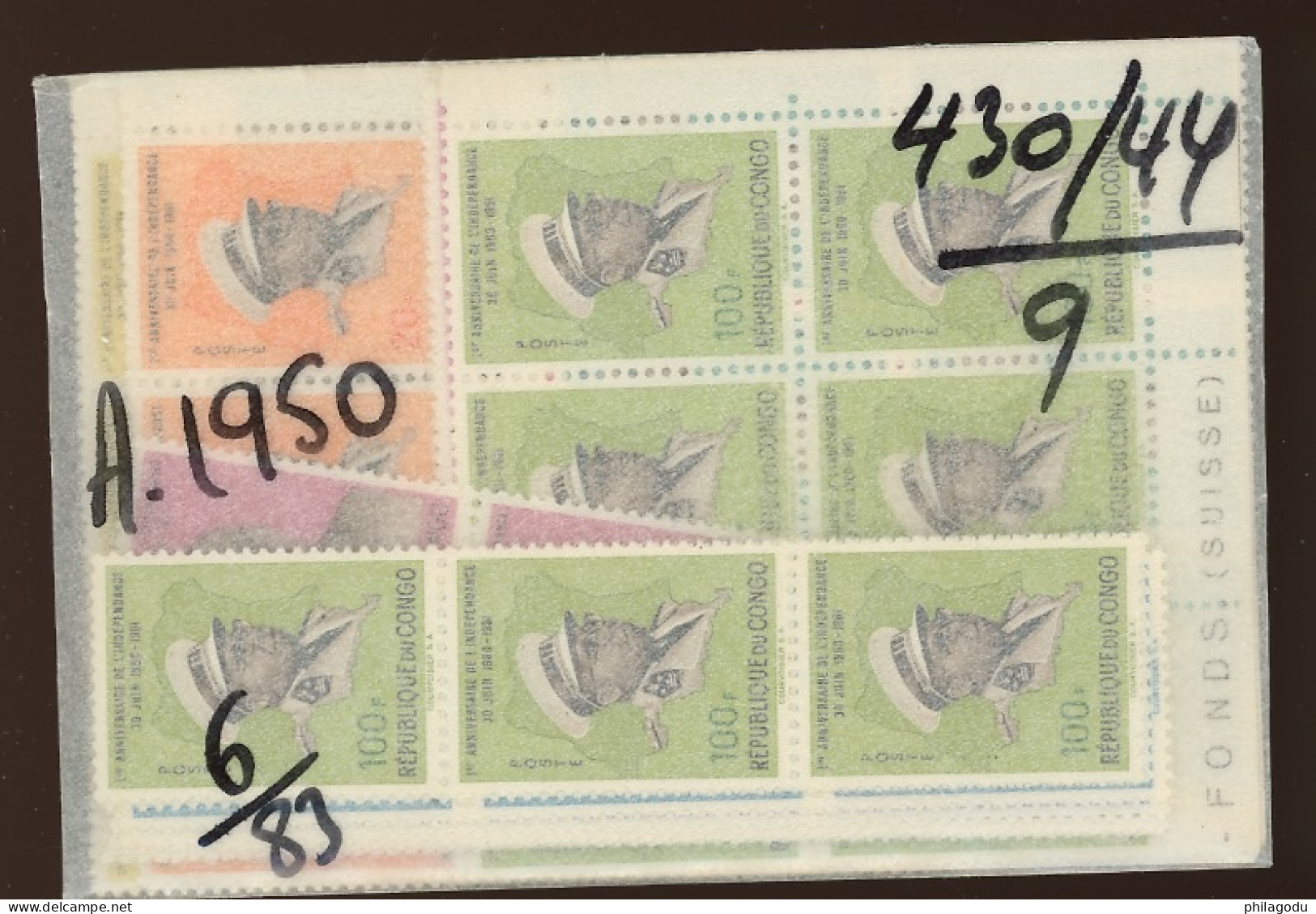 430/434 Qualité Grand LUXE. Postfris    9 Séries   Cote.245-€ - Unused Stamps