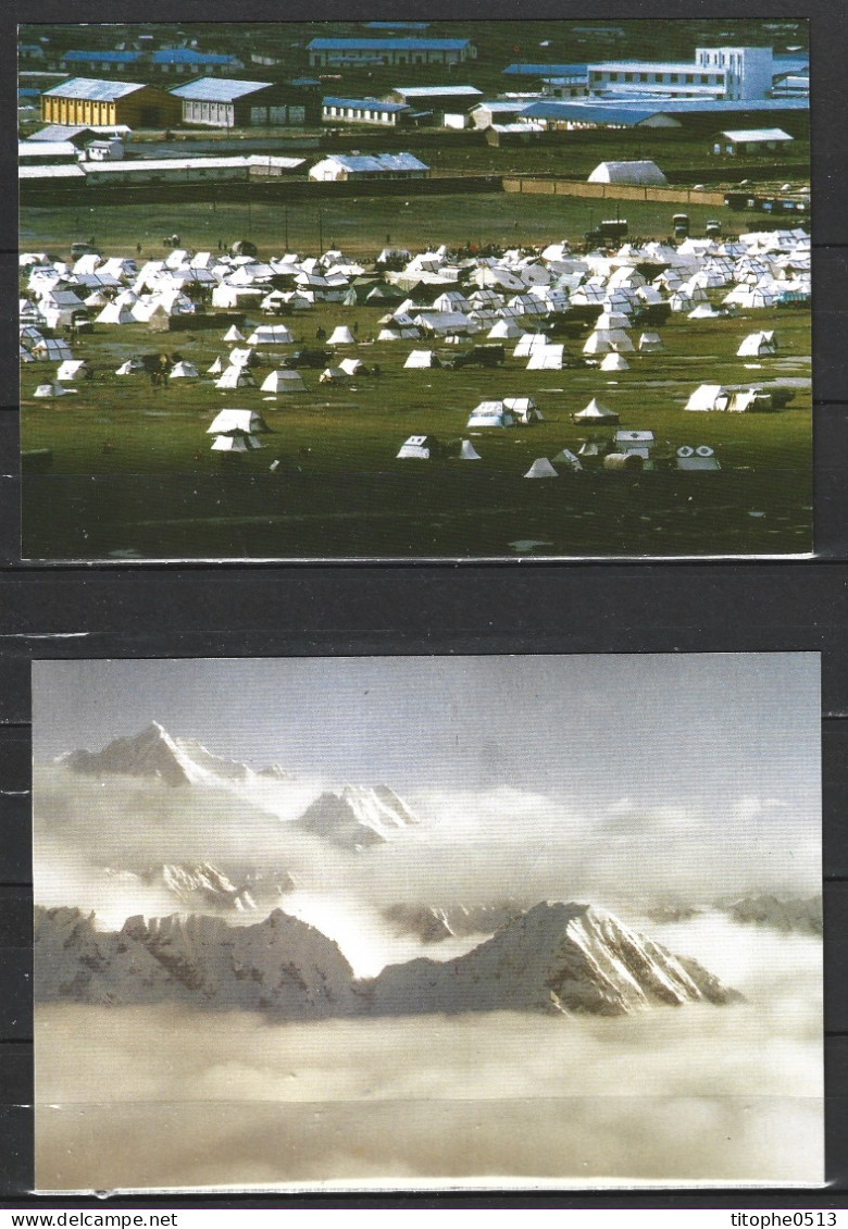 CHINE. 2 Cartes Postales Pré-timbrées De 1992. Tibet. - Postcards