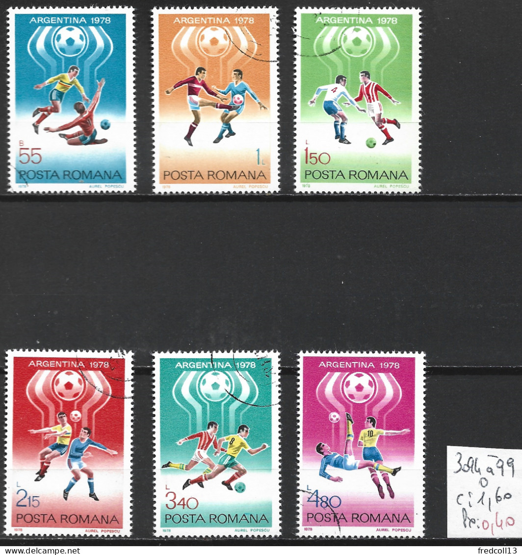 ROUMANIE 3094 à 99 Oblitérés Côte 1.60 € - Used Stamps