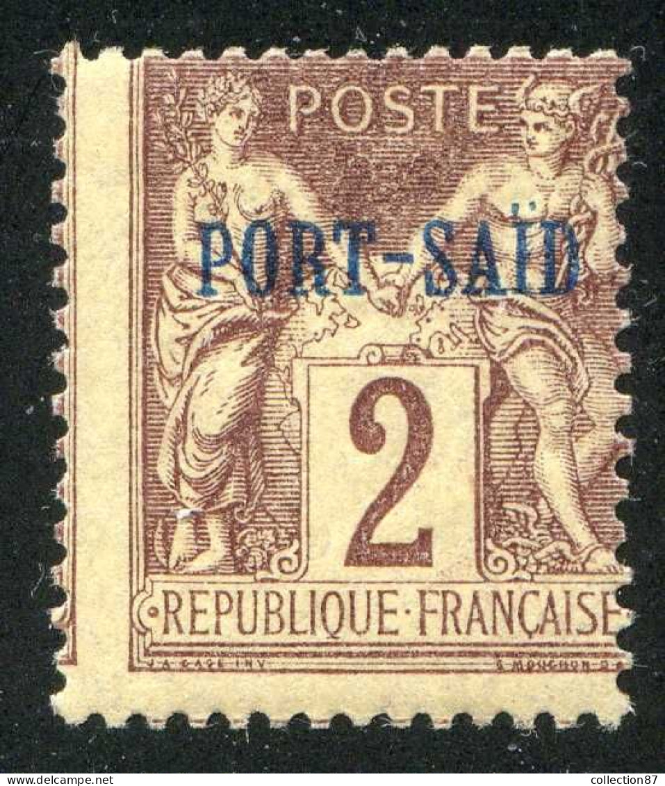 REF 086 > PORT SAID < N° 2 * * Piquage à Cheval < Neuf Luxe - MNH * * - Neufs