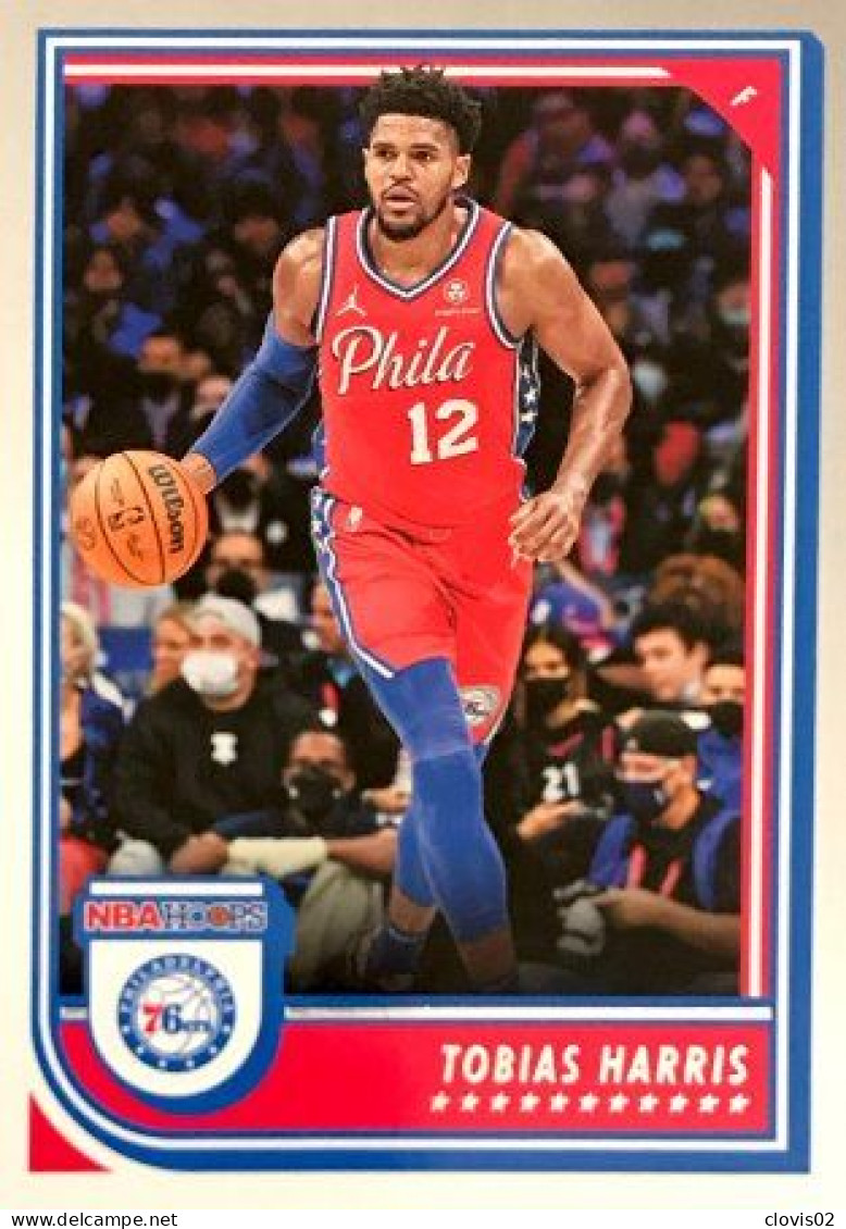 32 Tobias Harris - Philadelphia 76ers - Carte Panini 2022-2023 NBA Hoops Base Cards - Otros & Sin Clasificación