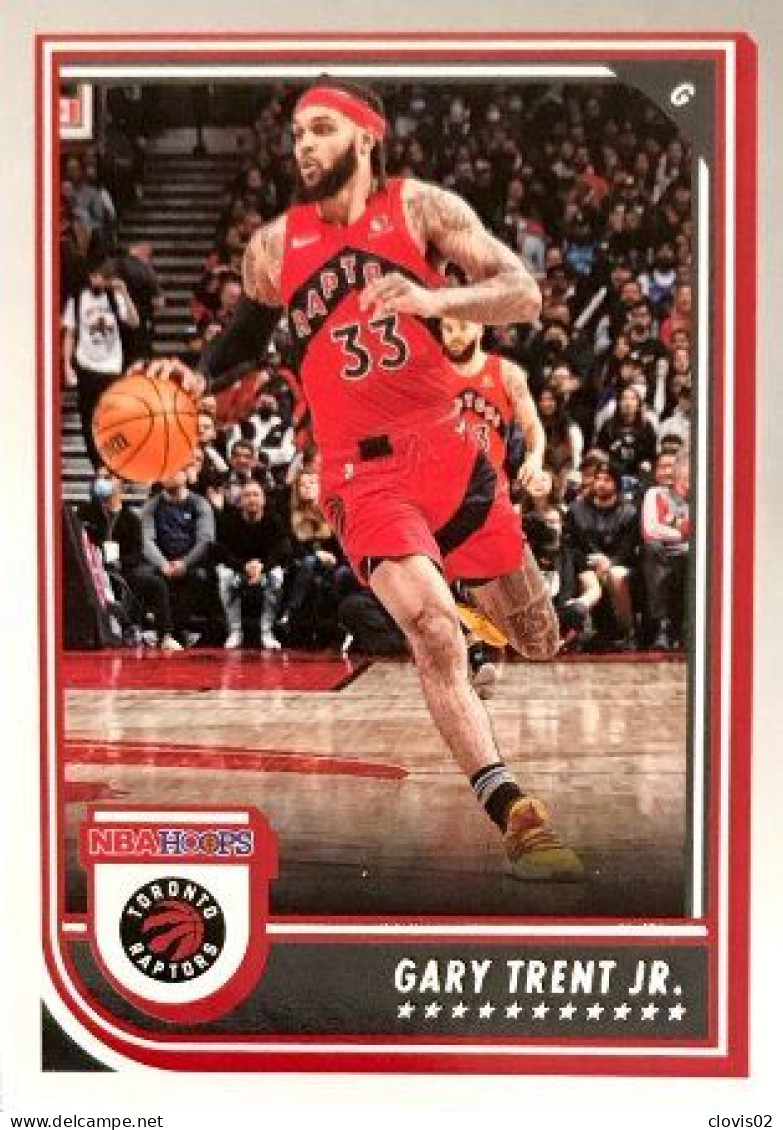 39 Gary Trent Jr. - Toronto Raptors - Carte Panini 2022-2023 NBA Hoops Base Cards - Sonstige & Ohne Zuordnung