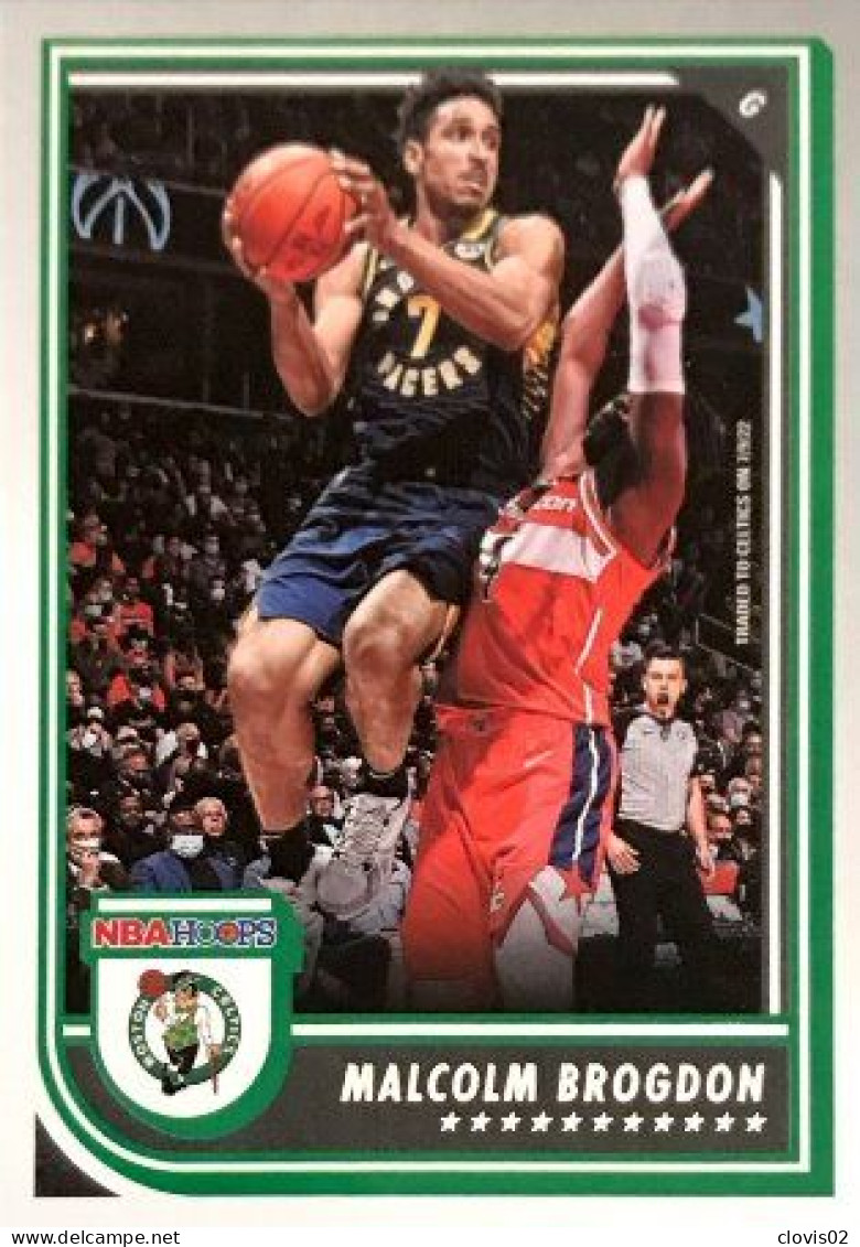 54 Malcolm Brogdon - Boston Celtics - Carte Panini 2022-2023 NBA Hoops Base Cards - Sonstige & Ohne Zuordnung